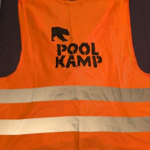 Fluoriserende hesje met opdruk volwassen