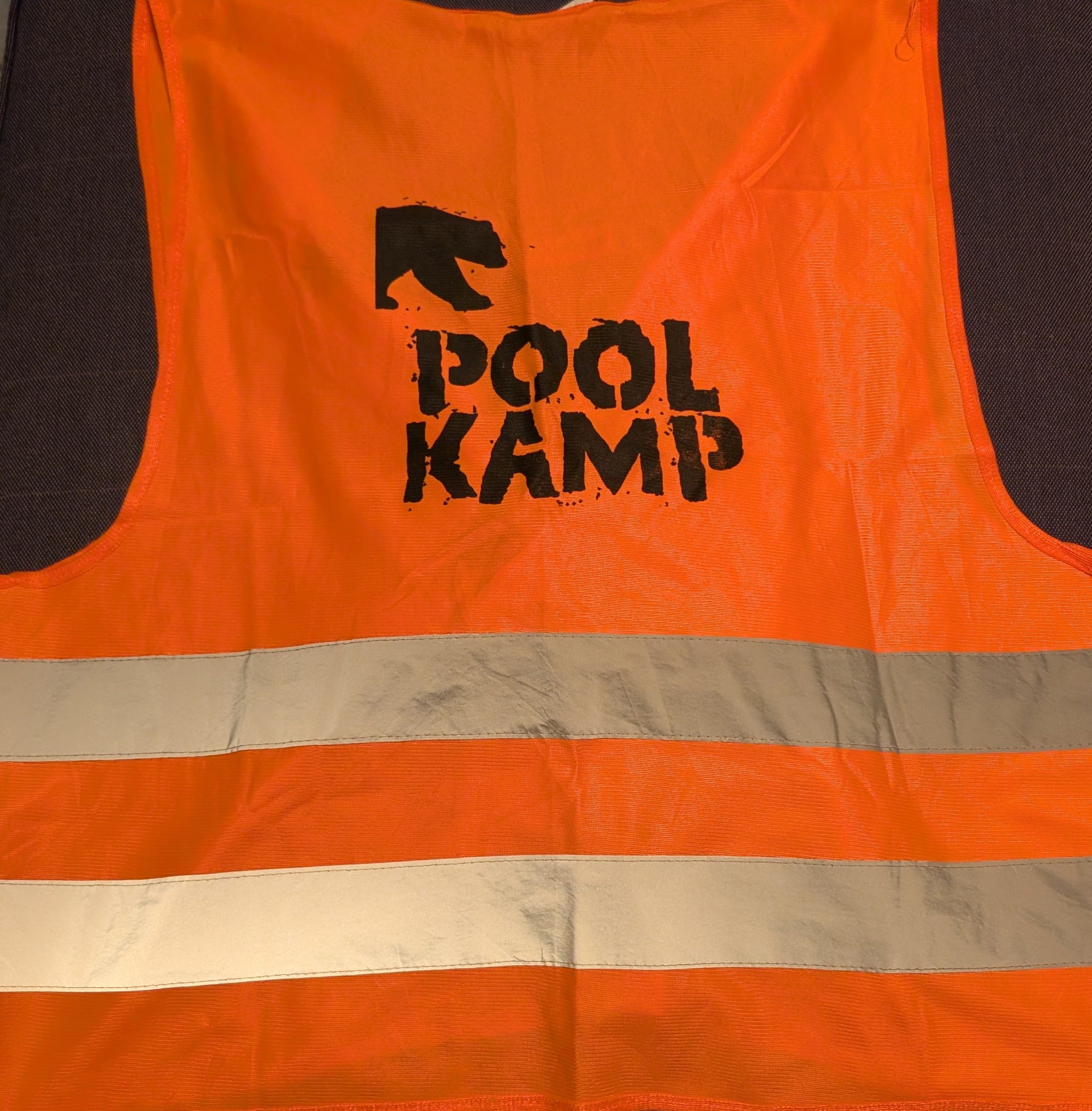 Fluoriserende hesje met opdruk kids